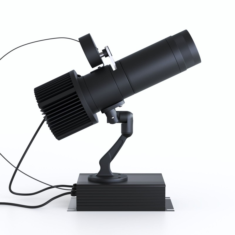 Projecteur GOBO LED 30W rotatif intérieur - Optique 20° - IP40 — Gobo Logo Projector by PIXELIGHT